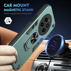 Magnetic Bracket Shell for Realme 12 Pro Plus 11 X 10 9 Pro C65 4G 5G Narzo 70 Pro V50 C55 C53 C51 N55 N53 Anti Fall Armor Case