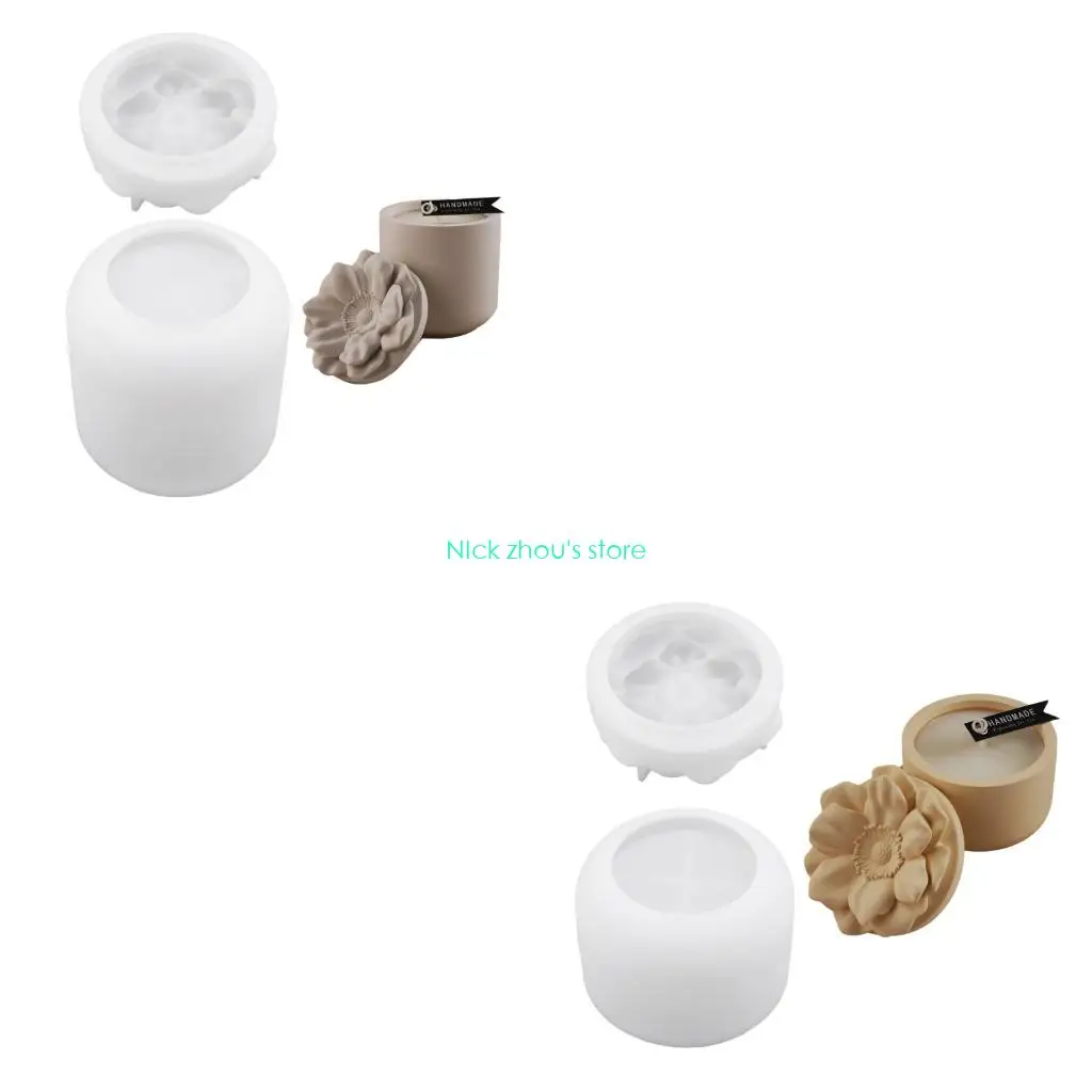 

E15E Large Flower Sturdy Silicone Resin Mould for Epoxy Castes Jewelry Dishes Jar Making Creative Craft Supplies Projects