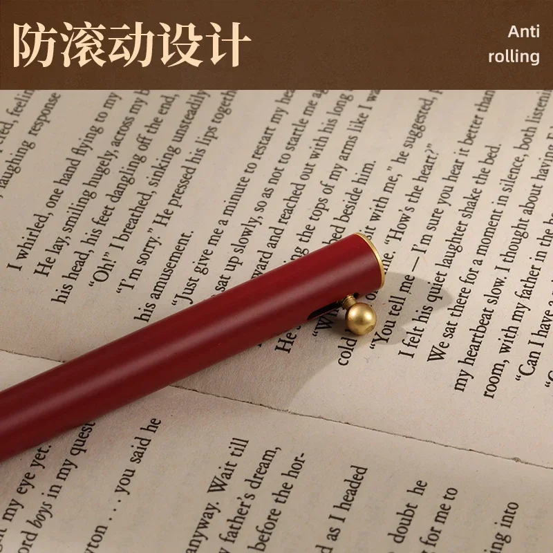 Sankou JZ16 Press-type Metal Signature Pen Business High-end Brass Rod Heavy Feel Neutral Pen Office Stationery Gift Box