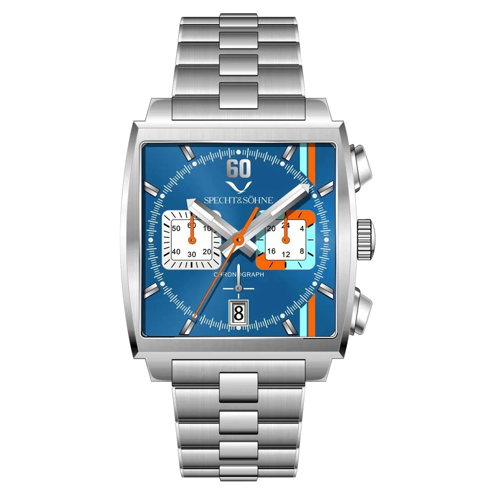 Specht & Söhne 2026 Top Brand Luxury Mens Watches Square Brown