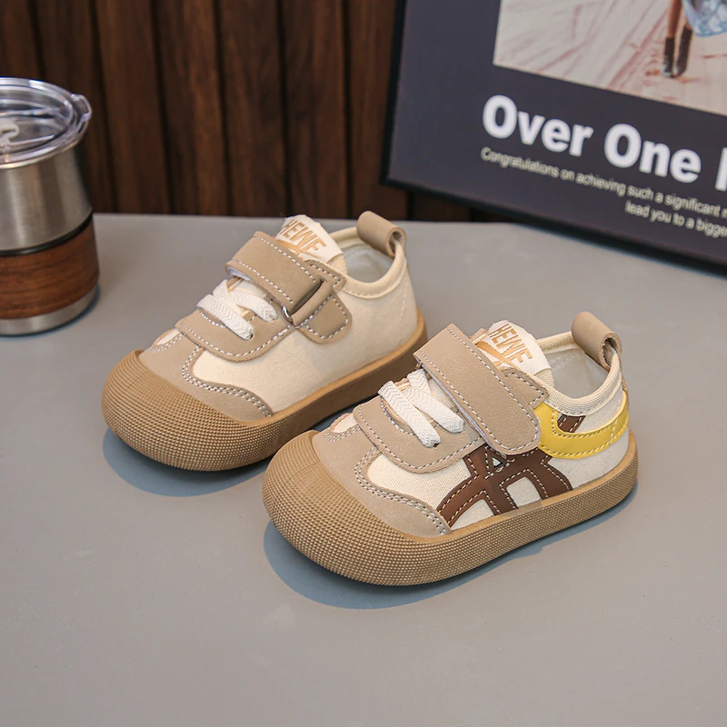 2025 Girls  Autumn New Style Soft Bottom Dequn Shoes for Toddlers  Learning to Walk Shoes Children's Footwear Kids Shoes