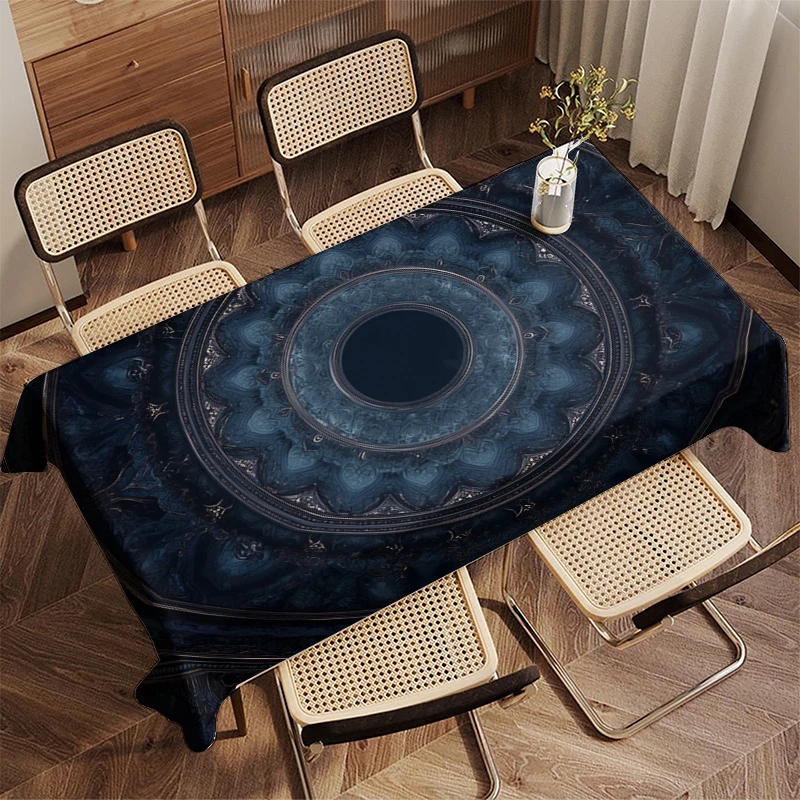 Mystical Geometric Tablecloth Restaurant Kitchen Tablecloth Living Room Home Decoration Rectangular Party Decoration