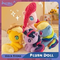 My Little Pony Plush Doll Pony Baby Li Series Q Edition Sitting Dolls Cartoon Soft Ornament for Girls' Birthday Companion Gifts