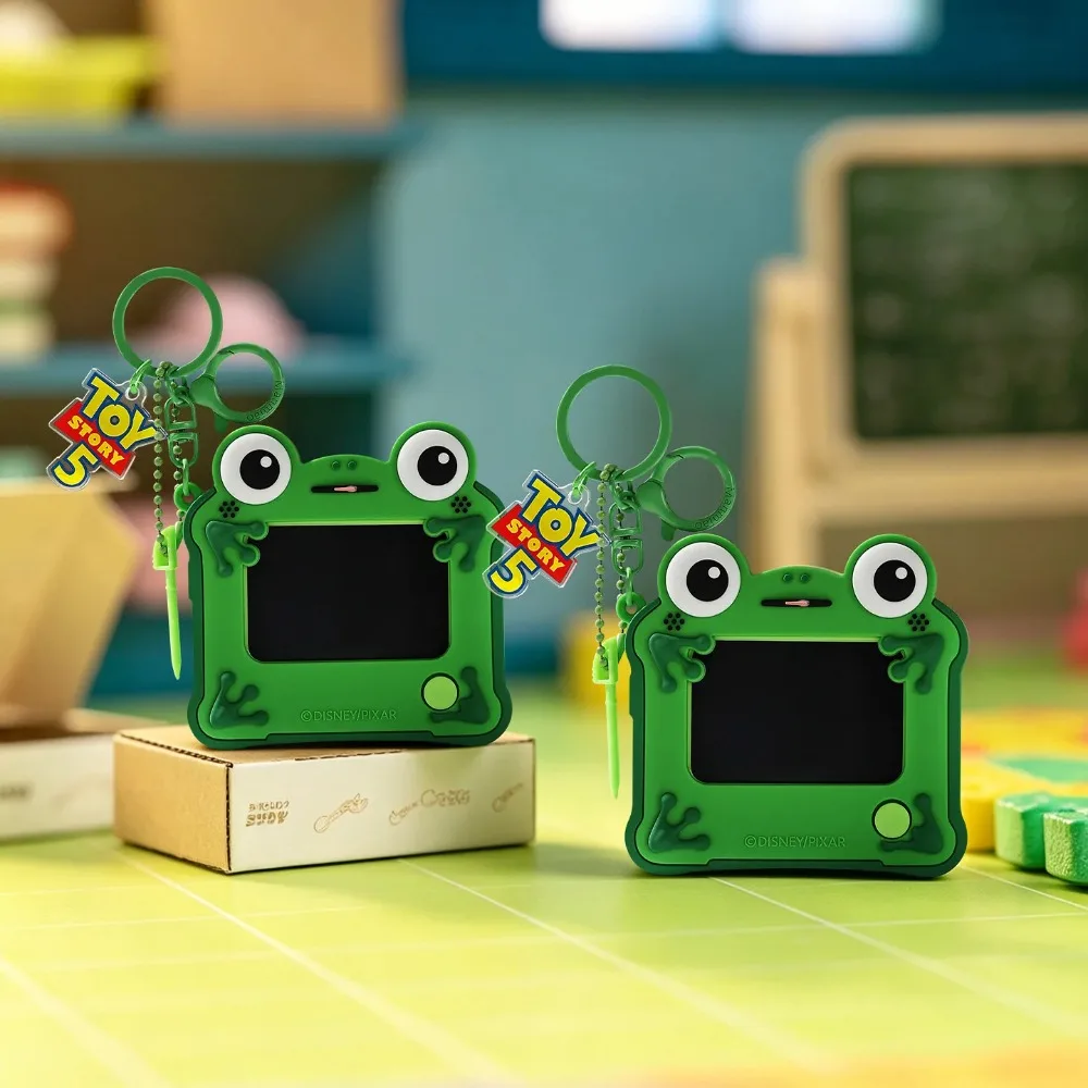 Toy Story 5 Frog Lilypad LCD Mini Drawing Board Keychain Erasable Drawing Toy Puzzle Drawing Erasable Handwritten Toy Teen Gifts view 6
