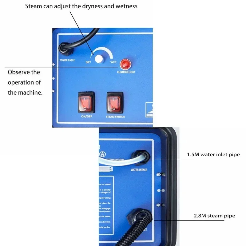 Electric Steam Cleaner High Temperature And Pressure Sterilization Machine for Commercial Household Kitchen Hood Air Conditioner