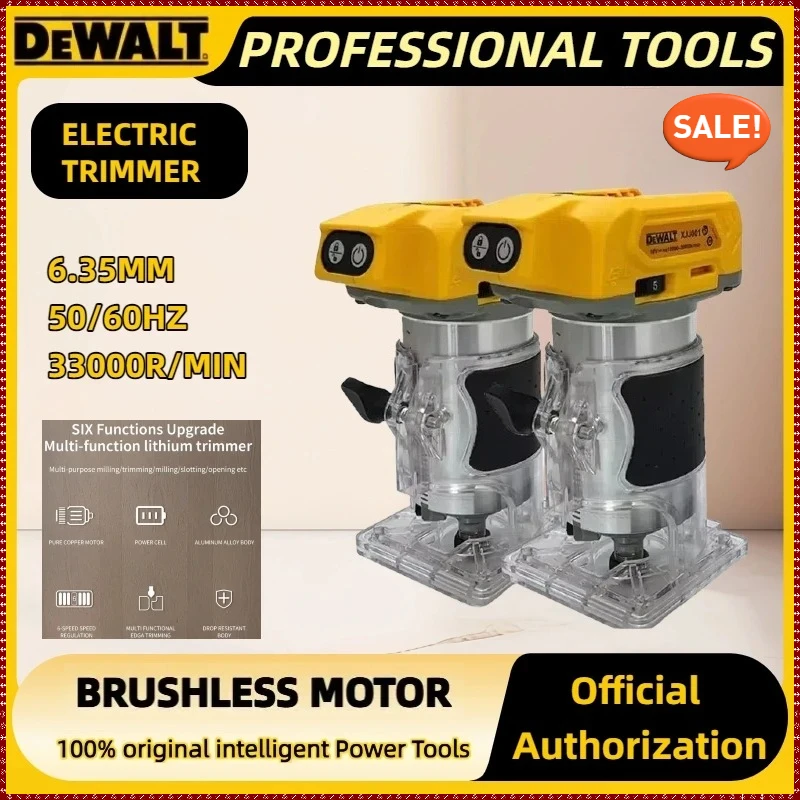 

Бесщеточный аккумуляторный фрезер Dewalt 33000 об/мин для обработки дерева, гравировки и нарезки пазов