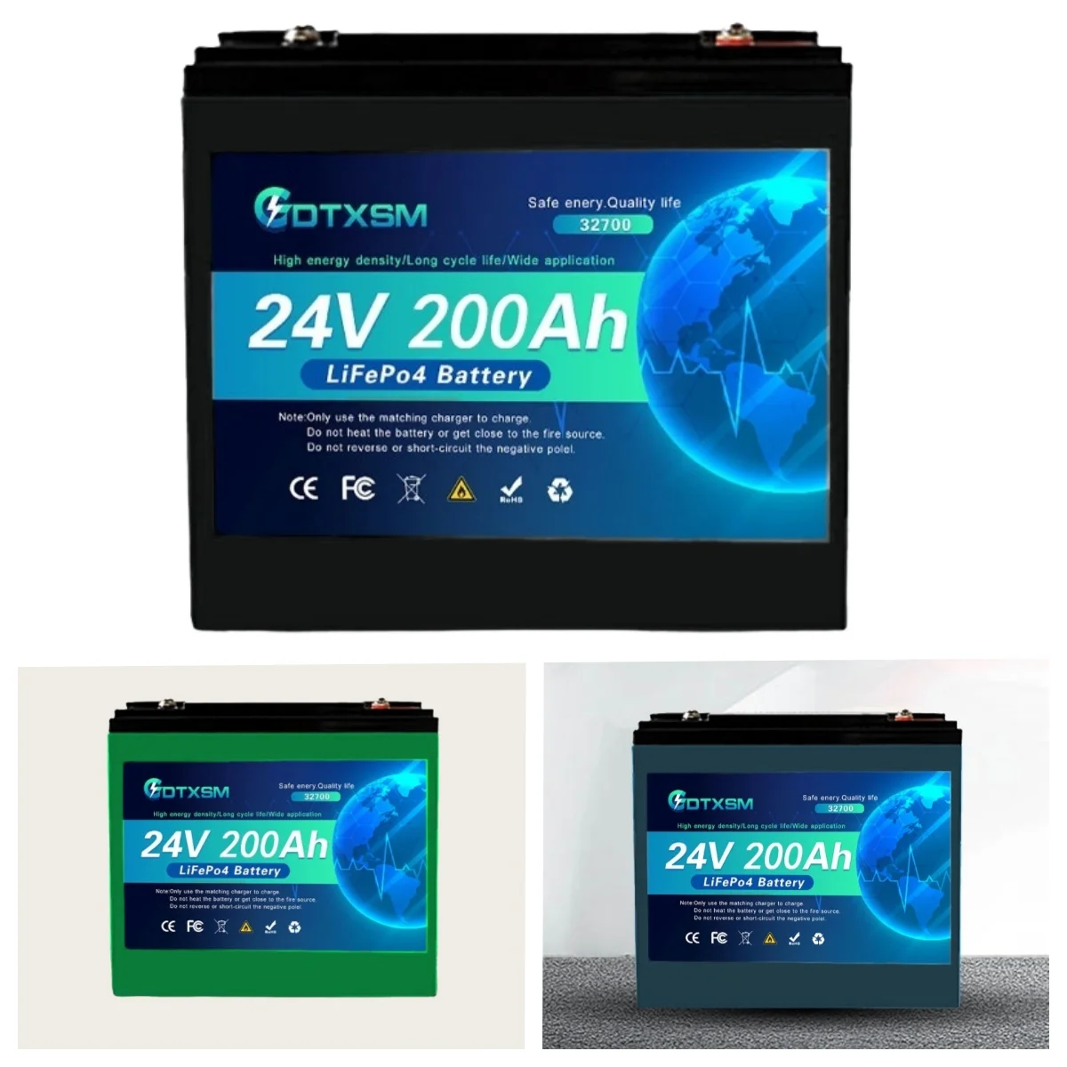 

LiFePO4 32700 24V 100AH/120AH battery has a built-in 100msrv rechargeable Ferrous lithium phosphate solar off-grid battery.