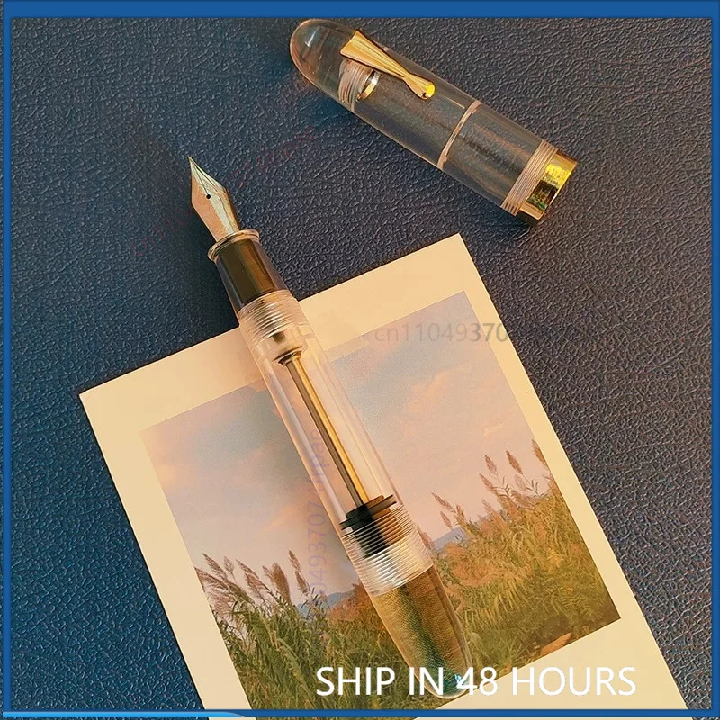 stylo-plume-professionnel-majohn-c4-grande-capacite-avec-reservoir-d'encre-a-pression-negative-et-valve-de-securite