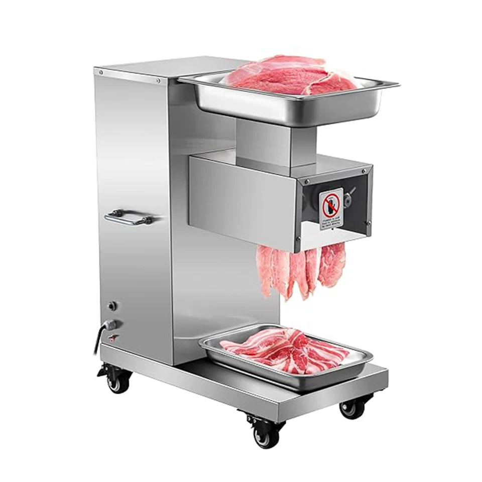 Cortadora de carne comercial YF130L, cortadora de carne eléctrica de 1100LB/H, cortadora de carne comercial de 750W, cortadora de alimentos para restaurante
