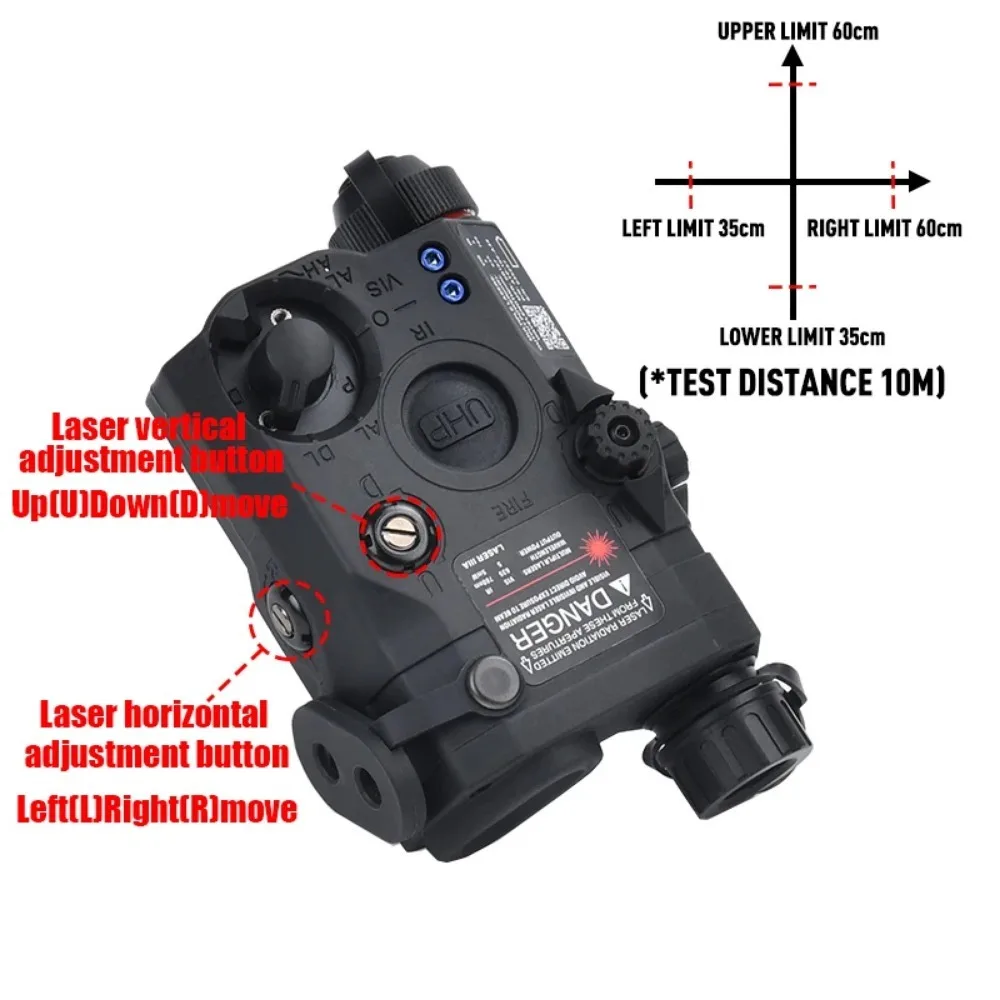 PEQ-15 IR الإضاءة التكتيكية مصباح ليد جيب سلاح ضوء أحمر أخضر نقطة IR الليزر الصيد ل 20 مللي متر Picatinny السكك الحديدية