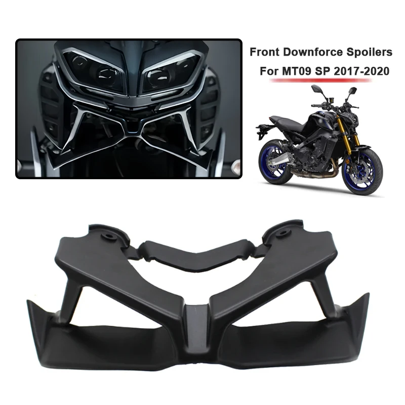 Motorcycle Downforce Naked Frontal Spoilers Winglet Aerodynamic Wing Front Spoiler Kit For Yamaha MT-09 MT09 SP mt09 2017-2020