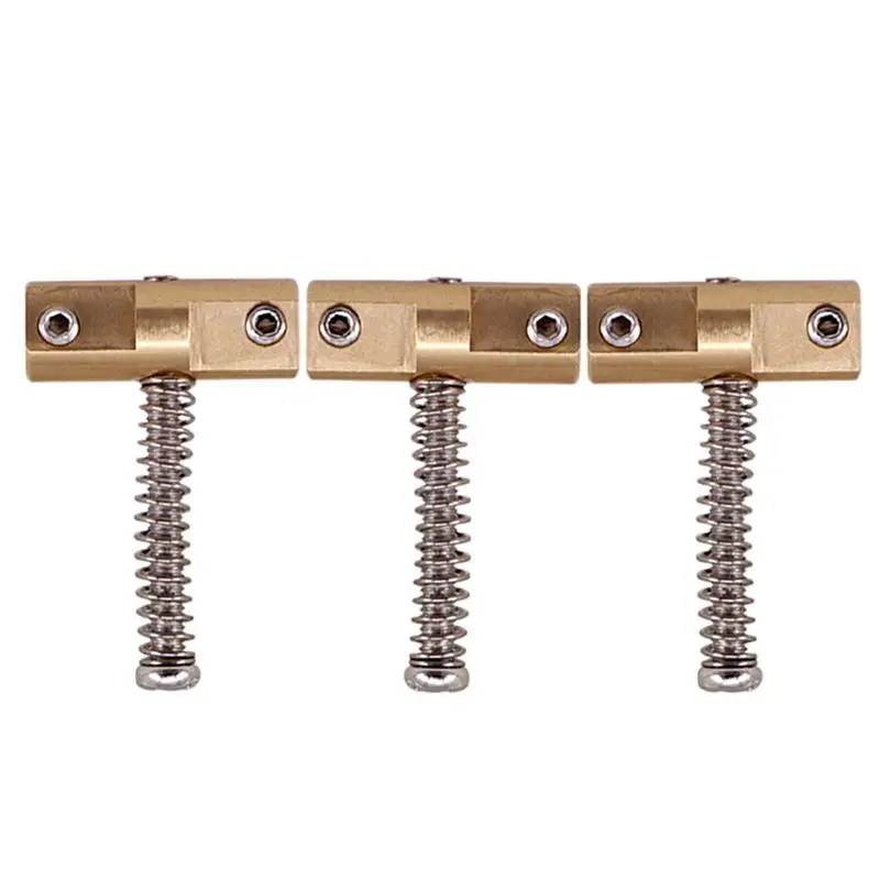 ABLB-Guitar Compensated Bridge Brass Saddles Set 10.8Mm Style Bridge Saddle For TL Style 6 Strings Electric Guitar(12Pcs)
