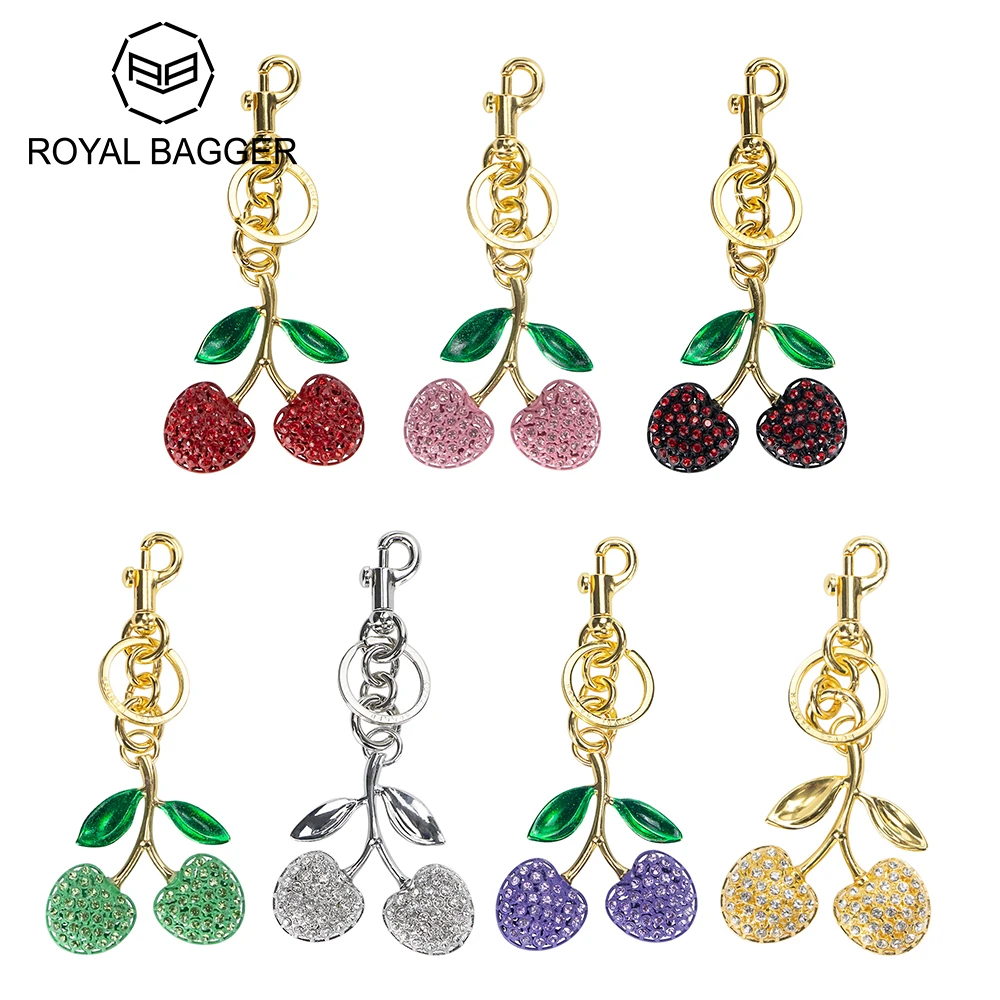 

Royal Bagger Cute Cherry Keychain for Women - Fashion Bag Charm & Wallet Pendant Accessory 001