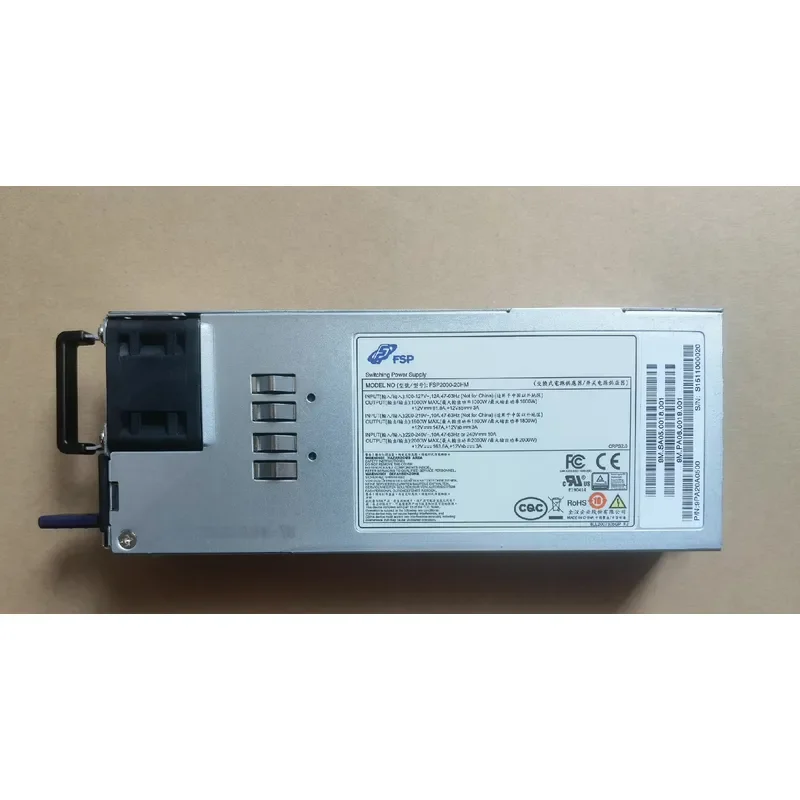 for FSP2000-20HM New FSP Quanhan 2U Redundant 2000W Power Supply Server PSU