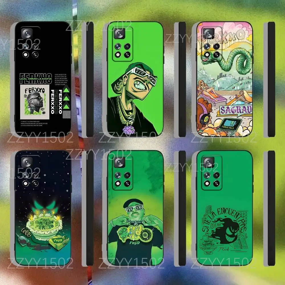 

FERXXO VOL X Sagrado Phone Case For Samsung S25,S24,Ultra,S20,S30,Plus,S22,S23,Ultra,Plus,5G Soft Black