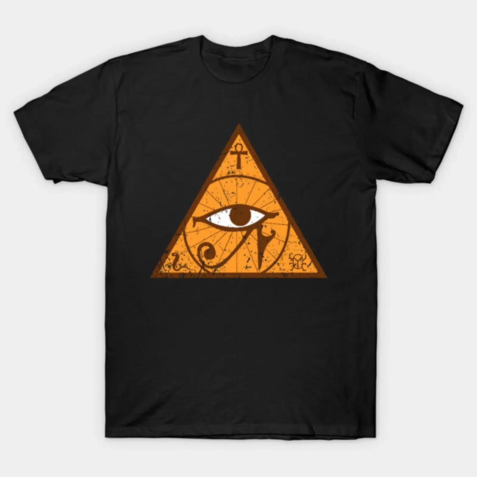 Eye of Horus T Shirt vintage Washed Casual Top For Everyday Wear graphic Stylish Comfortable fashion designer clothes homme