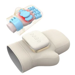 Wireless Hand Massager Electric Hand Compression And Kneading Massager Device, Lightweight ABS Material, For All Hand Sizes