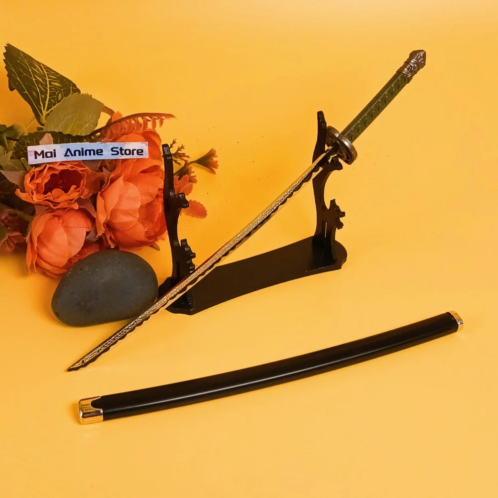 9.8 بوصة أنيمي إلدن كاتانا الأصلي الساموراي صابر القمر بليد النينجا سكين المعادن السيف الصلب الحجم الحقيقي اليابانية كاتانا لعبة هدية
