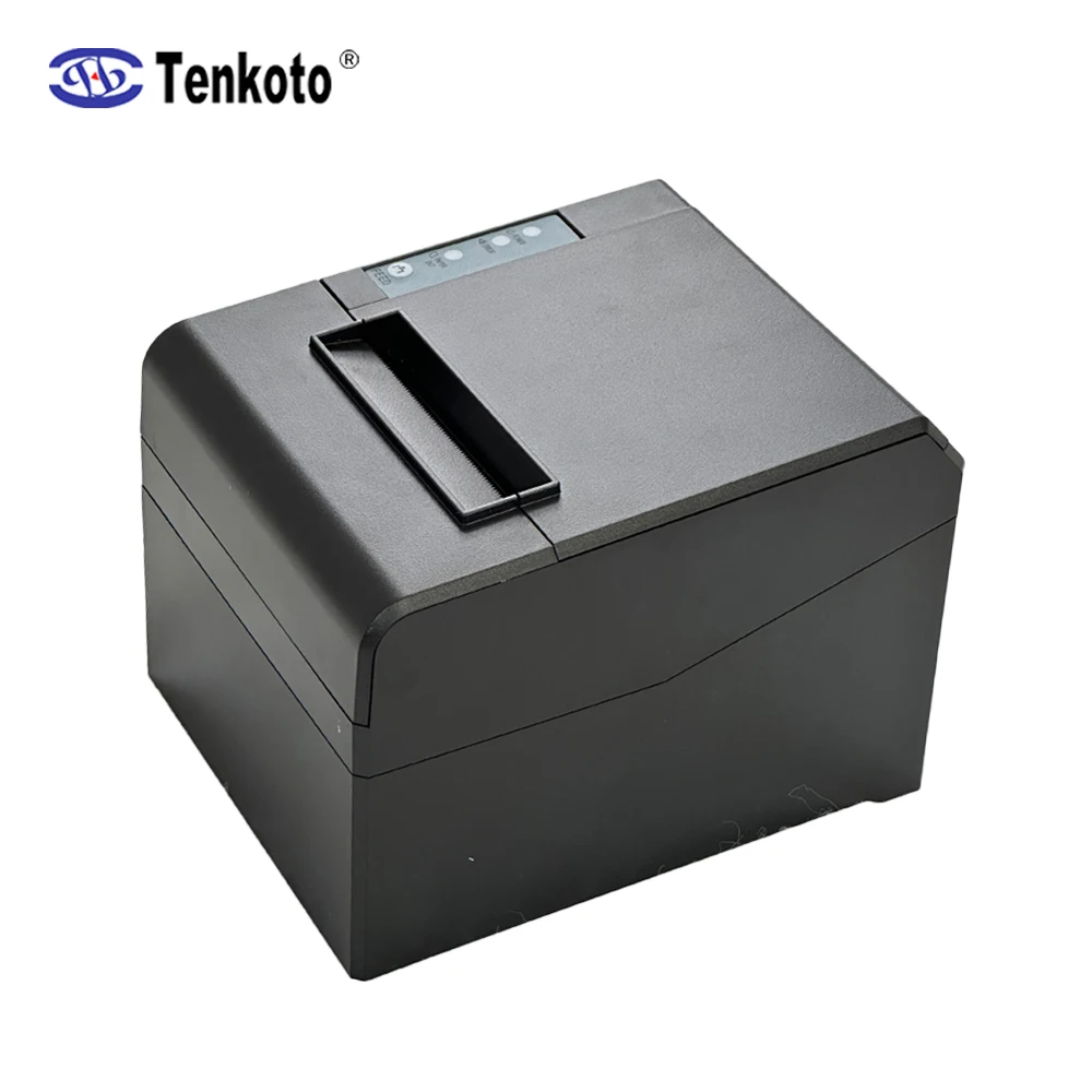 Auto Cut Ethernet USB 80MM POS Printer With Driver RS232 Ticket Printing Desktop 80MM USB Thermal Printer