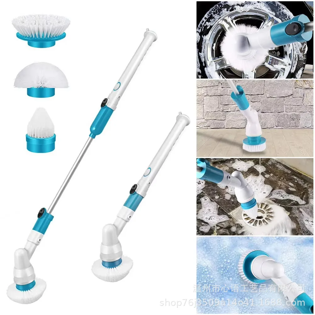 فرشاة تنظيف كهربائية متعددة الوظائف للحمام المنزلي، فرشاة زجاجية لغرفة الاستحمام