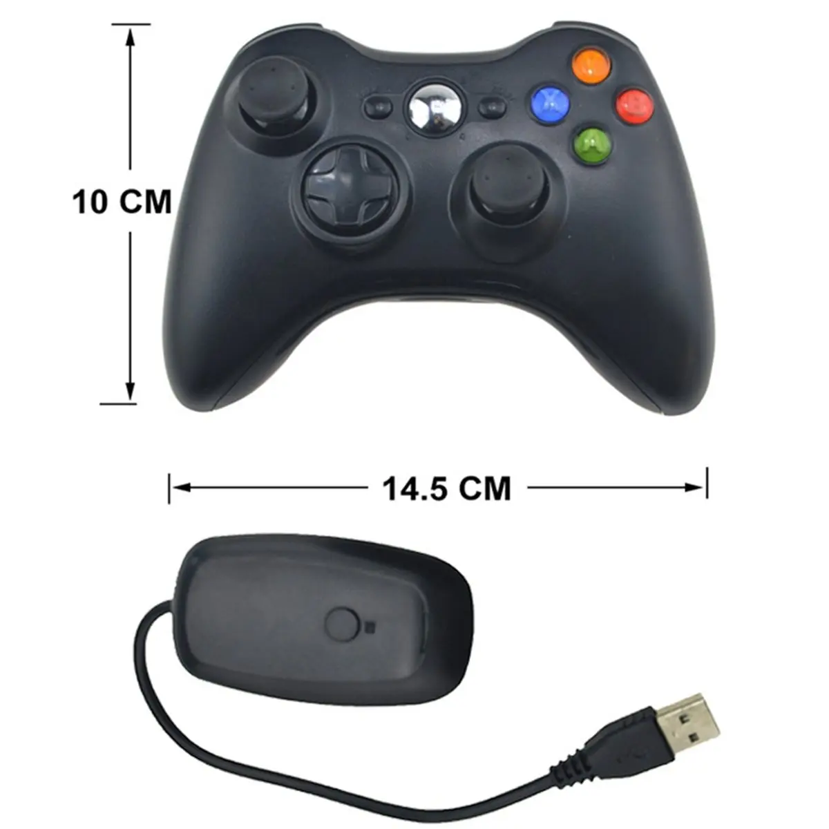 A40I For , 2.4G Wireless Game Controller for & Slim, PC 11/10, No Drift Joystick