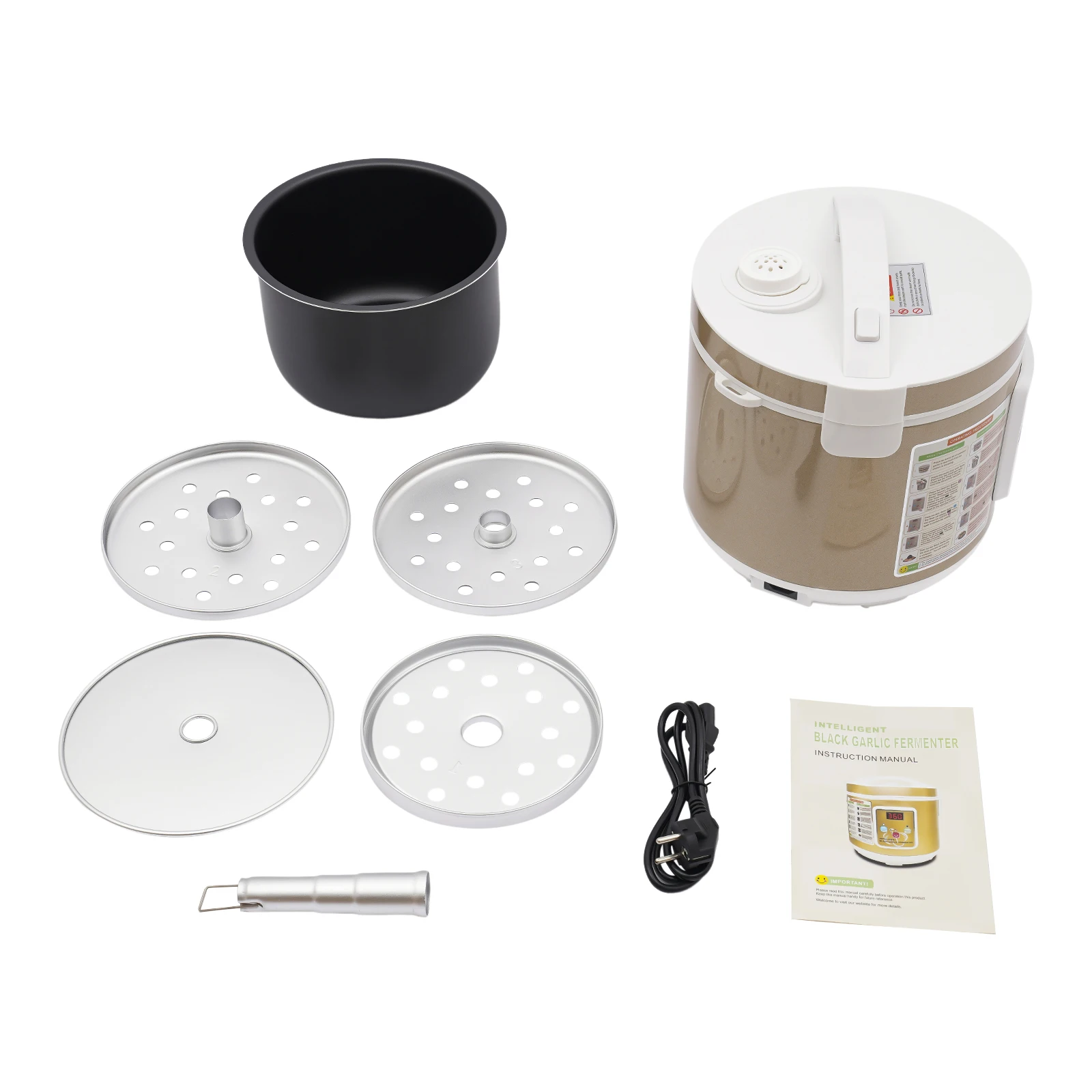 5L Schwarzer Knoblauch-Fermenter 90W Intelligente Fermentationsmaschine mit automatischer Temperatur- und Feuchtigkeitsregelung für Joghurt, Kimchi, Kombucha – Detail 12