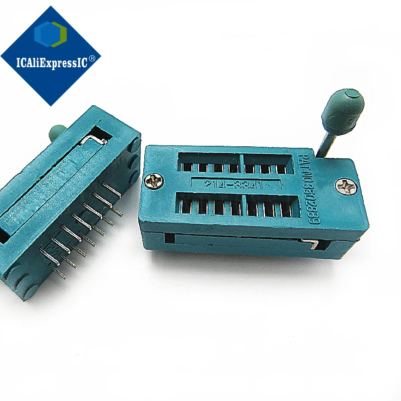 ที่นั่งล็อค 14P ที่นั่งล็อค IC 14P ที่นั่งสด IC 14P ที่นั่งล็อคตัวเอง DIP14 ที่นั่งทดสอบ (ตัวแคบ)