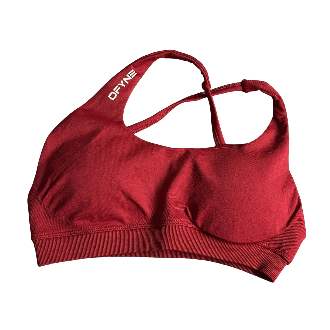 Dynamic Impact Sports Bra โลโก้ผู้หญิงไม่มีรอยต่อ Halter Bra เปิดกลับโยคะ Top Bras สนับสนุน Gym Crop Top กีฬาเบาะ