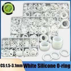 VMQ O Ring Seal Gasket CS 1.5/2/2.4/3.1mm Rubber Insulated Waterproof Washer Heat-Resistant  Silicone O-Ring