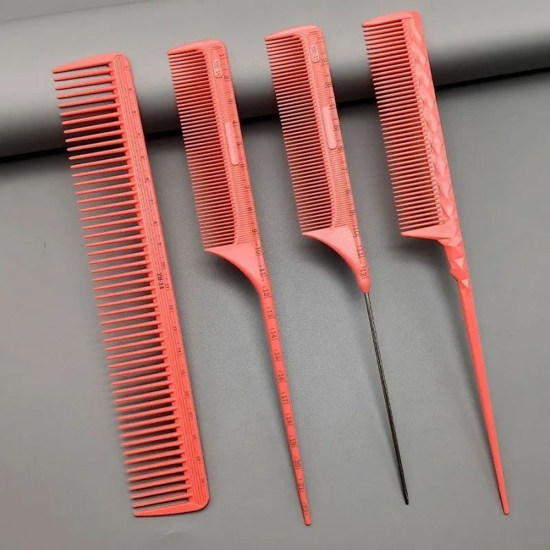 Color Anti Static Hairdressing Comb Barber Specialized Cutting Comb Barber Shop Professional Accessories Male Female StylingComb