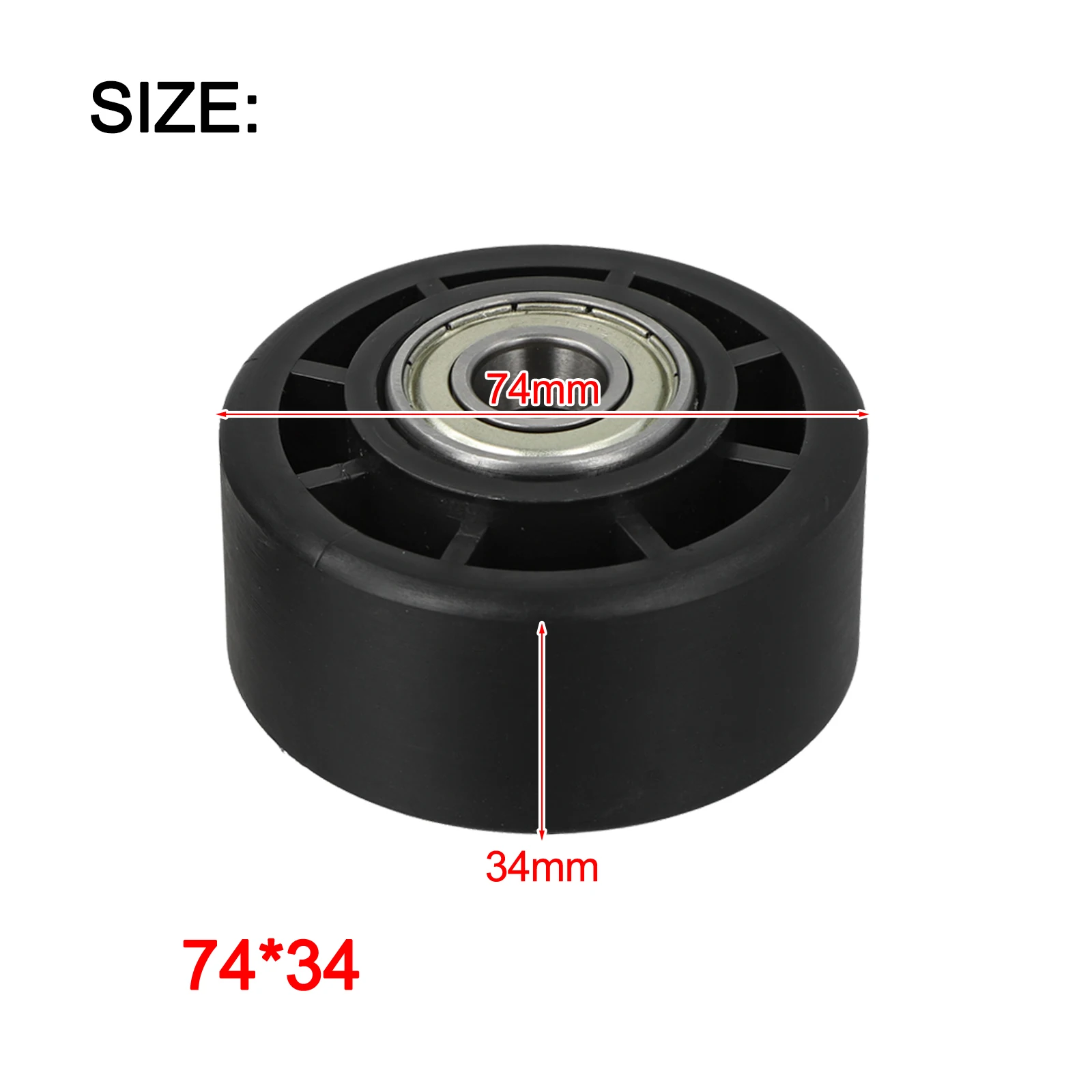 Home Fitness Height 34mm Fitness Equipment Roller Professional Gym Equipment Part Pulley System Frequent Use Equipment