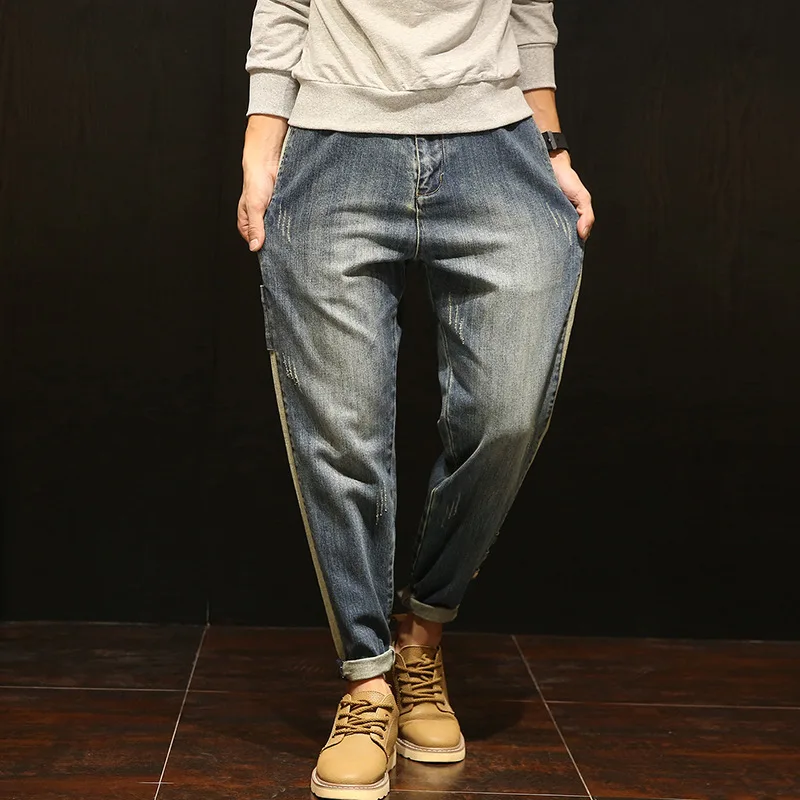 

Fashion Summer Autumn Mens Full Pants 2022 New Casual Men Jeans Pants Baggy Jeans