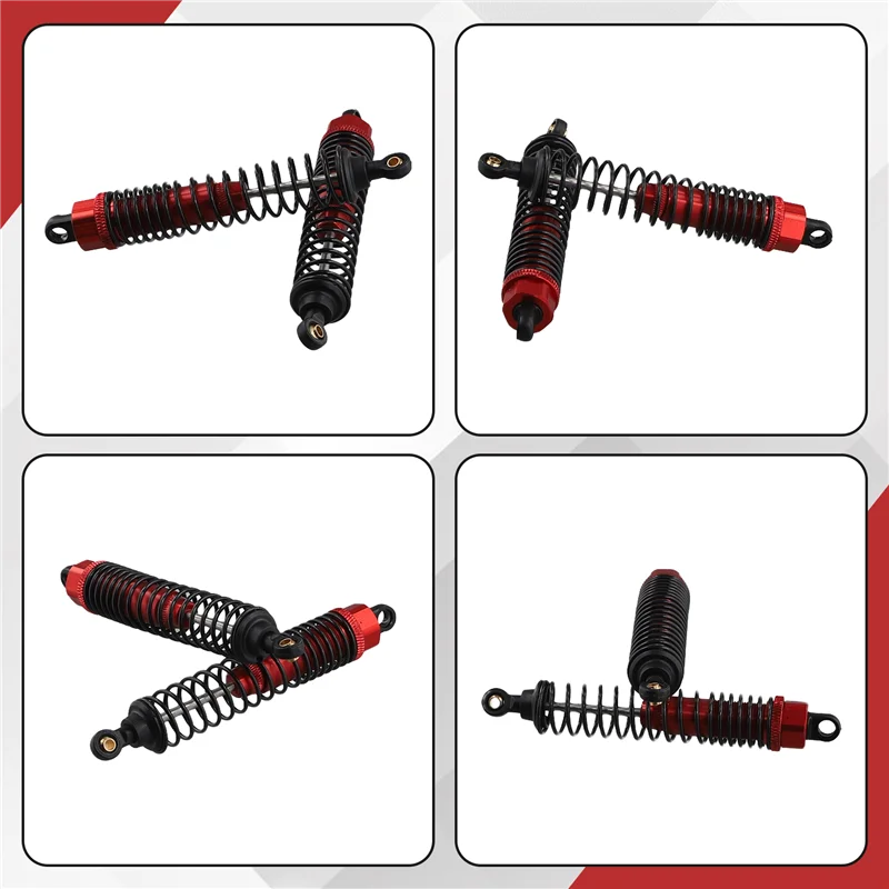 MACH-RC 108004(08001) Black Aluminum Shock Absorber 2Pcs Fit HSP 1/10Truck