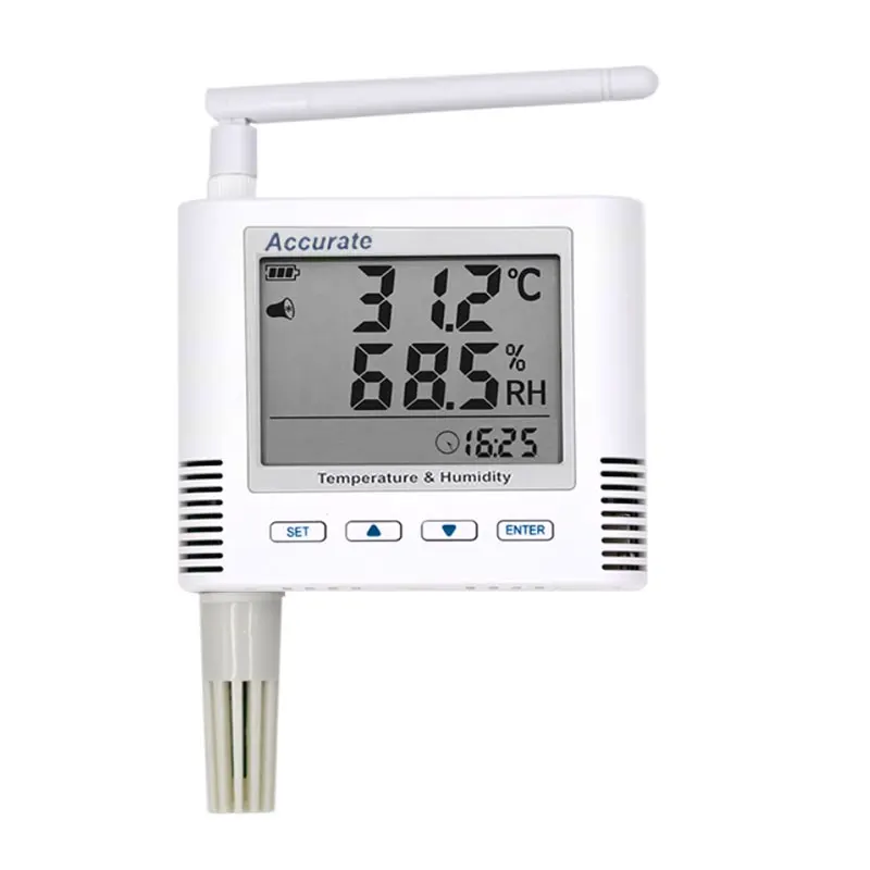 Wall Mounted WIFI Ethernet Data Logger Wireless WIFI Temperature And Humidity Sensor