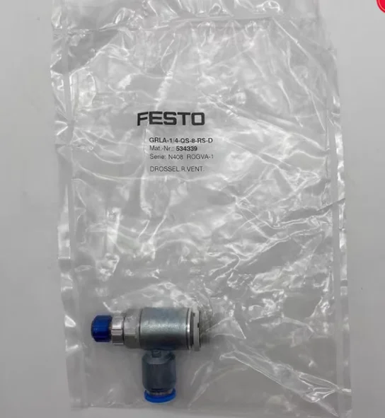 2PCS New FESTO Throttle valve GRLA-1/4-QS-6-RS-D GRLA-1/4-QS-8-RS-D GRLA-1/4-QS-8-RS-D GRLA-1/4-QS-10-RS-D GRLA-1/4-QS-10-RS-D