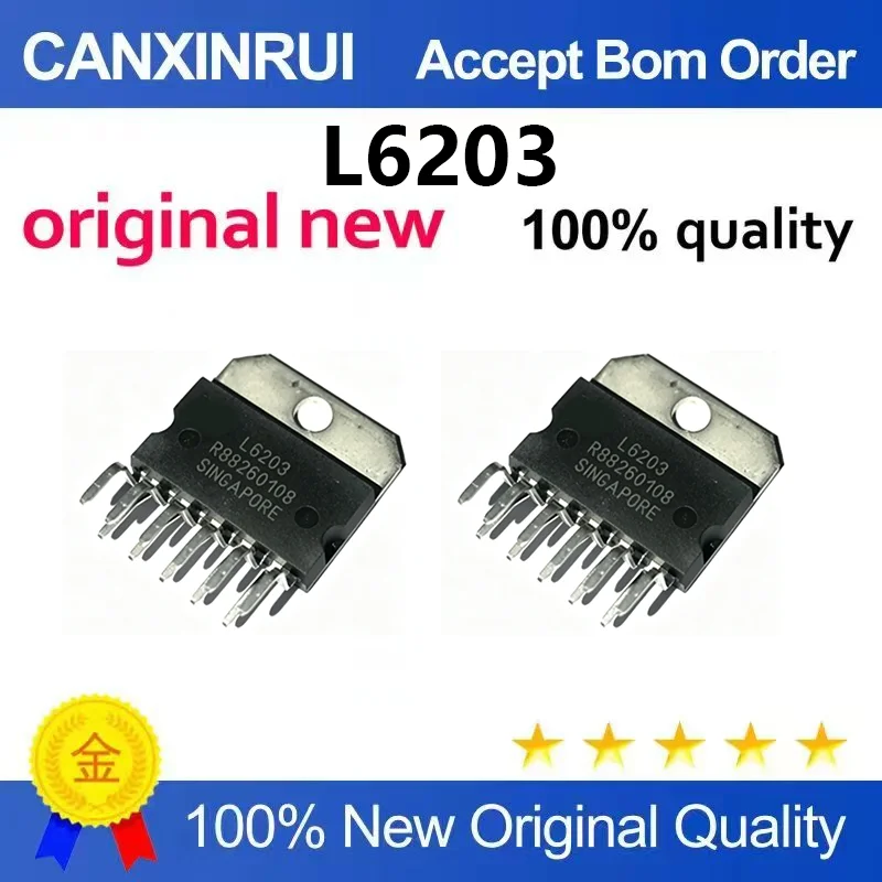 （5pcs-100pcs）New original motor controller L6203 stepper motor driver chip directly inserted into ZIP-11