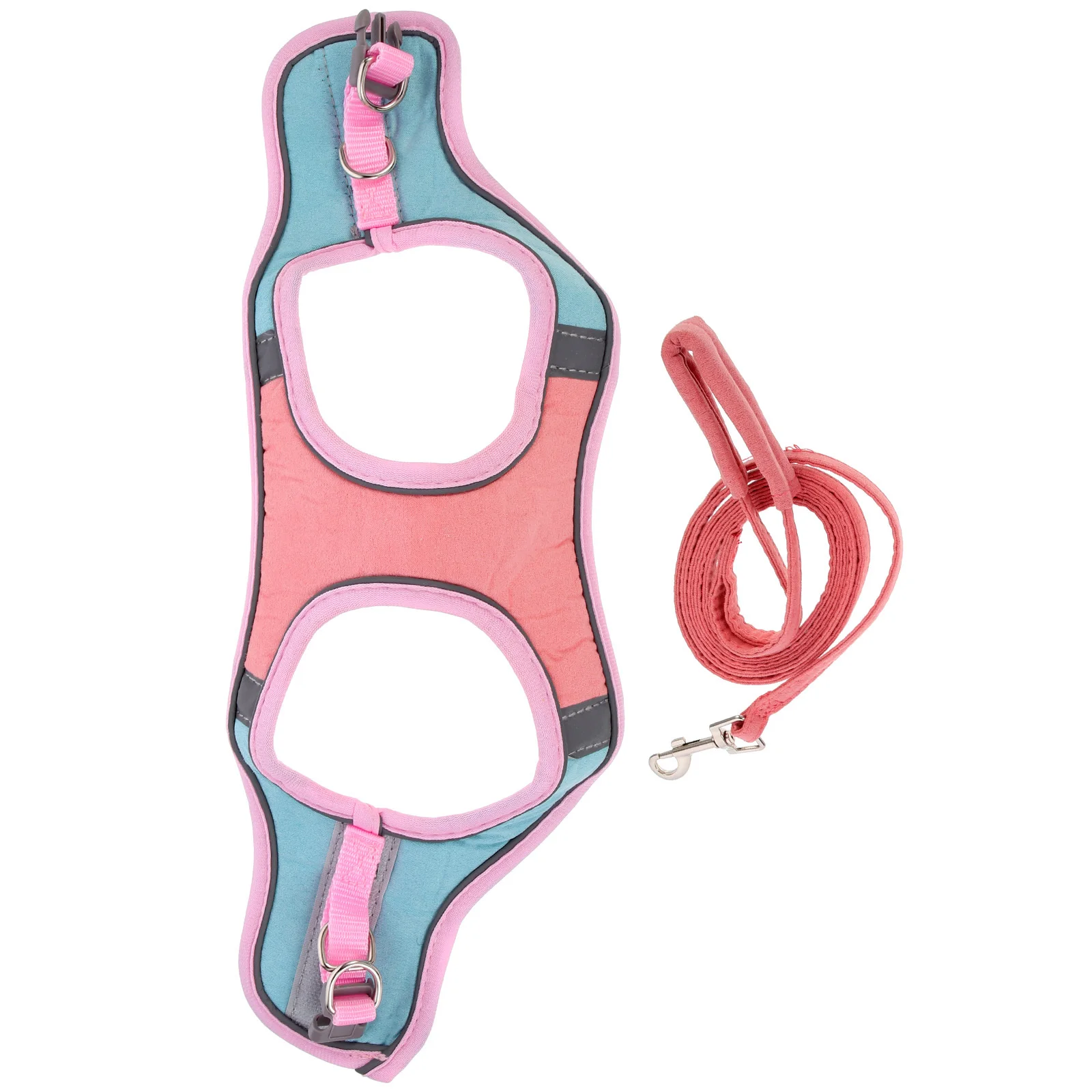 

1Set Cat Harness and Leash Set Creative Design Easy Control Distance Small Size Portable for Most Activities Cat Harness