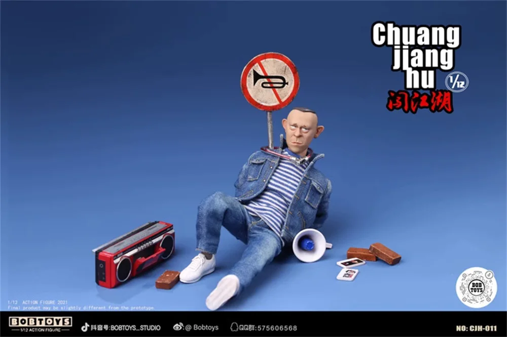 

BOBTOYS CJH011 Break into Society Earn for Life Series Ma Shuai Full Set Moveable Action Figure Gift For Fans Collect 1/12