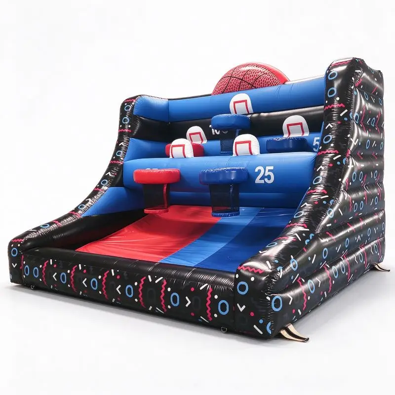inflatable basketball game, basketball hoop tossing game, carnical inflatable games, inflatable sport games