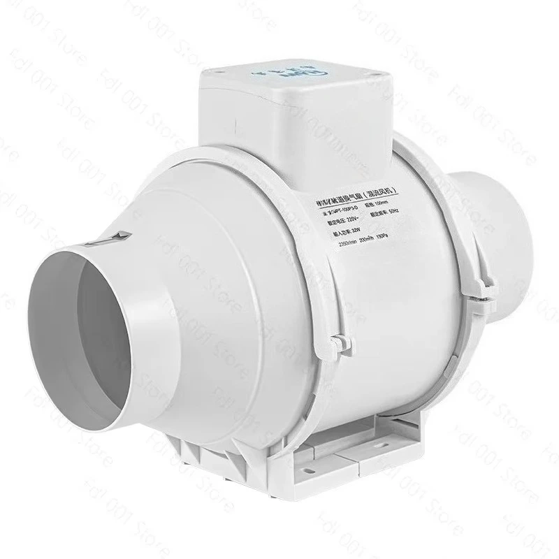 Silent Inline Duct Fan Ventilation Exhaust Fan Mixed Flow Fresh Air Fan