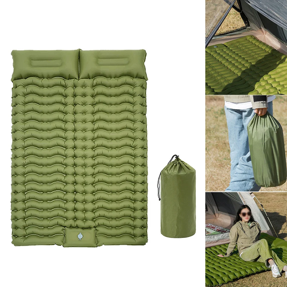 

Camping Trip Inflatable Pad Foot Pump Inflation Mattress Mattress Storage Bag Included Wear-resistant Material
