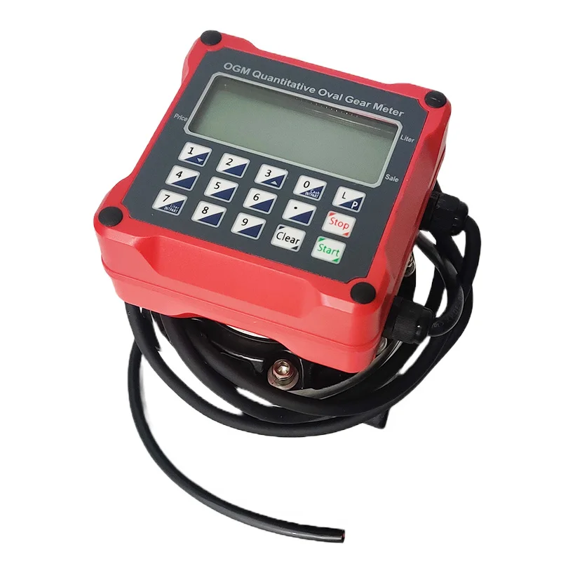 

OGM 1,5-дюймовый овальный редуктор DC12v/24v AC220v цифровой электронный предварительно набор количественный измеритель расхода 8
