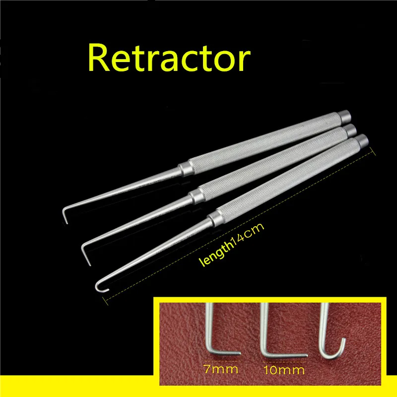 

Orthopedic instruments medical retractor hand foot surgical tissue nerve root right angle debridement hook stripping Stripper