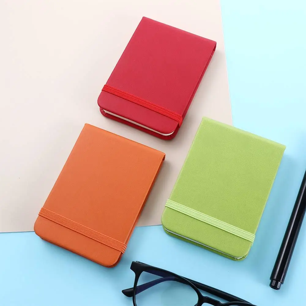 อุปกรณ์โรงเรียนผลไม้สีรายเดือน Daily Planner Memo Pads 96 แผ่นกระเป๋าโน้ตบุ๊ค Mini Notebook Journals A7 โน้ตบุ๊ค