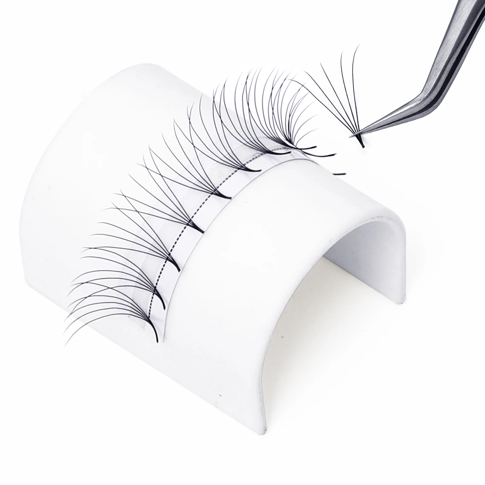 Premade Volume Fans Eyelash Extension Sharp Narrow Stem Fan Lash Natural Soft Faux Mink Eyelashes Wholesale Wendy Lashes