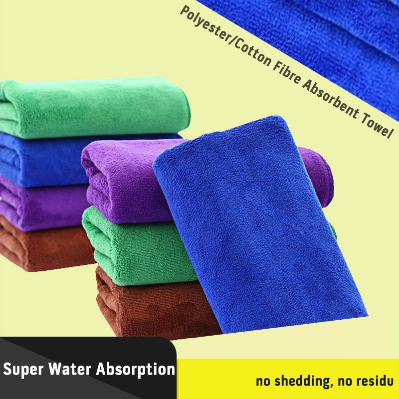 Car Washing Towel Sponge Cloth Microfiber Auto Wash Towel Cleaning Deatailing Accessories for Car Products Tools Ultra Absorbent