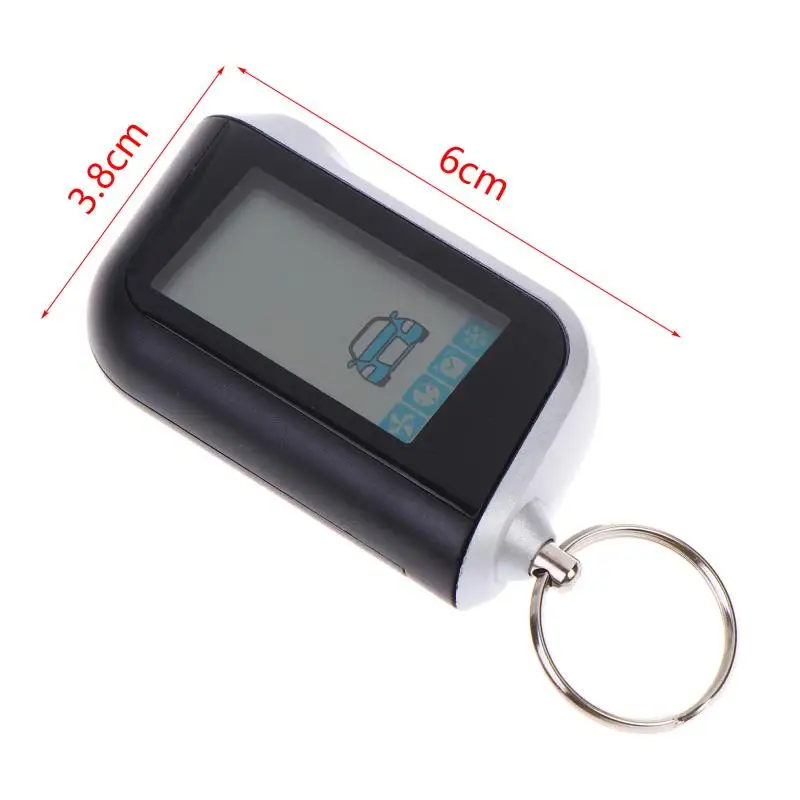 For Russia Starline A93 Two Way Car Burglar Alarm System V2, With CAN,Lin,ECO,GSM Key A93 Vertical LCD Remote Control Keychain