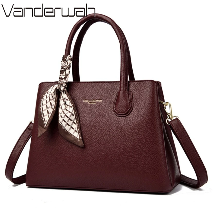 

Genuine Brand Top quality Leather Messenger Casual Tote Bag Luxury Handbags Women Bags Designer Big Shoulder Crossbody Sac New