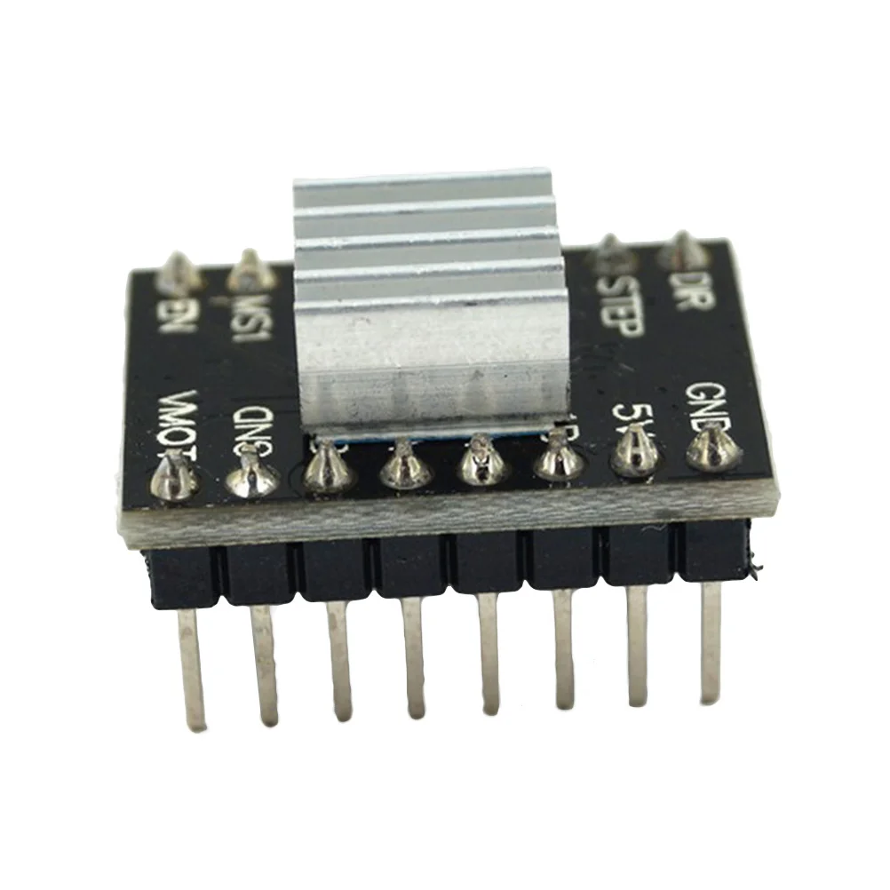 

3D Printer Motor Driver Module 4-Layer Pcb 8V-35V 2A Microstepping Control For Bipolar Stepper Motors Cooling Fin Included