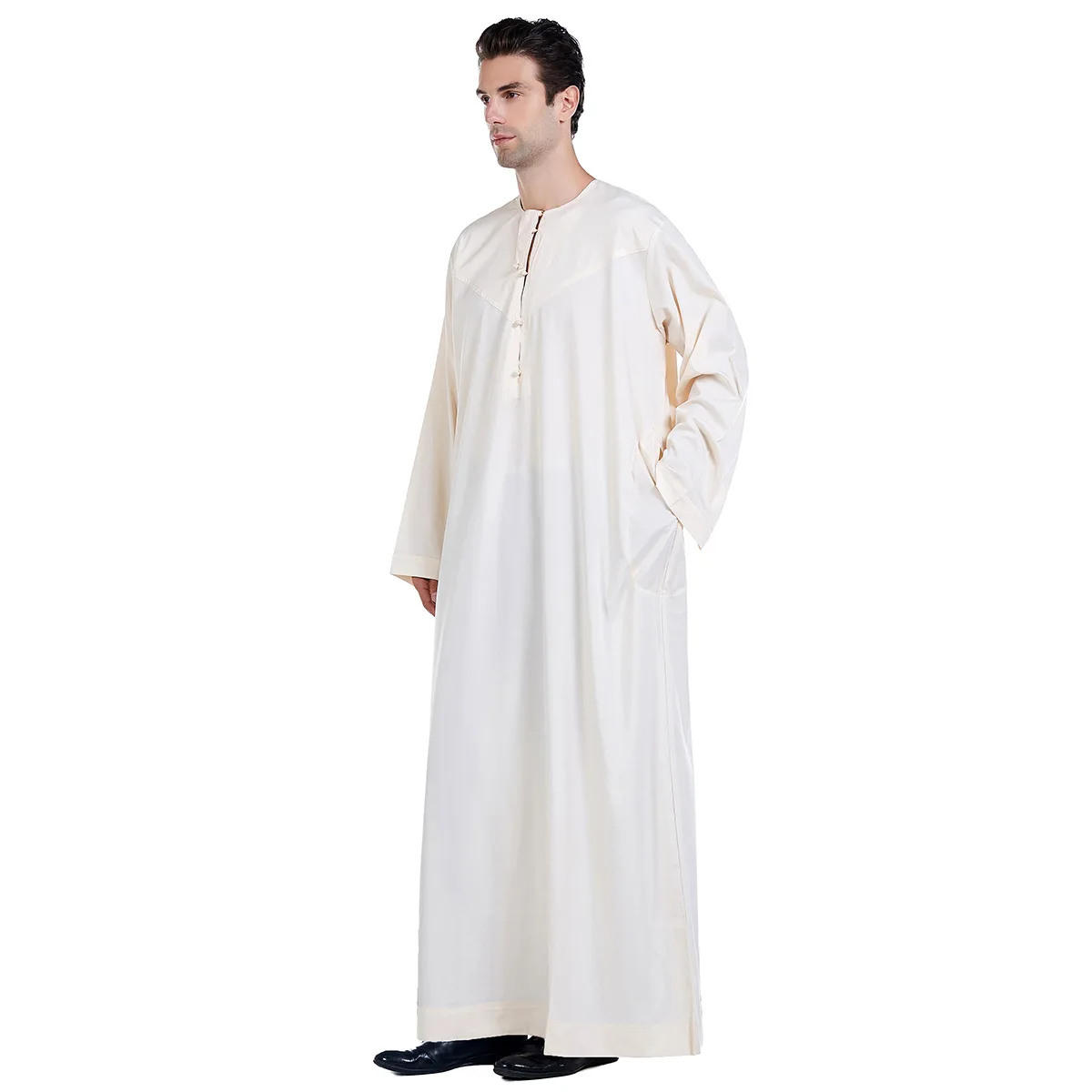 Homens muçulmano roupas islâmicas árabe dubai tradicional abaya vestido kaftan turco ramadan bairam eid oração jubba thobe roupões longos